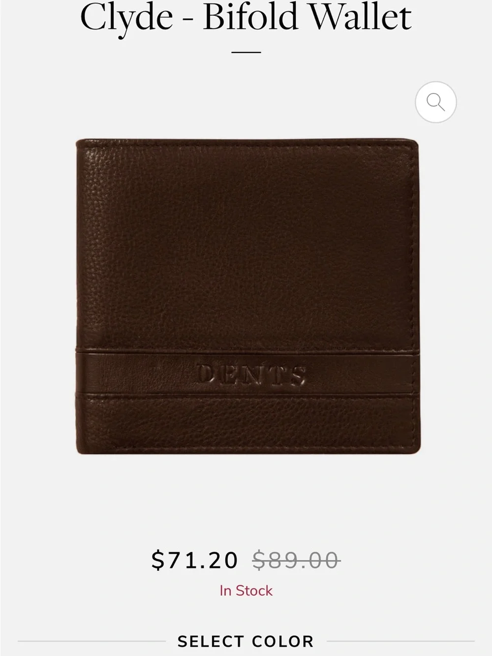 Clyde Bifold Wallet - Brown
